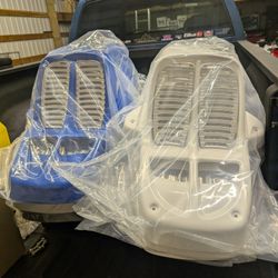 New White, Blue, and Sliver Fullbore Banshee plastic back in stock
