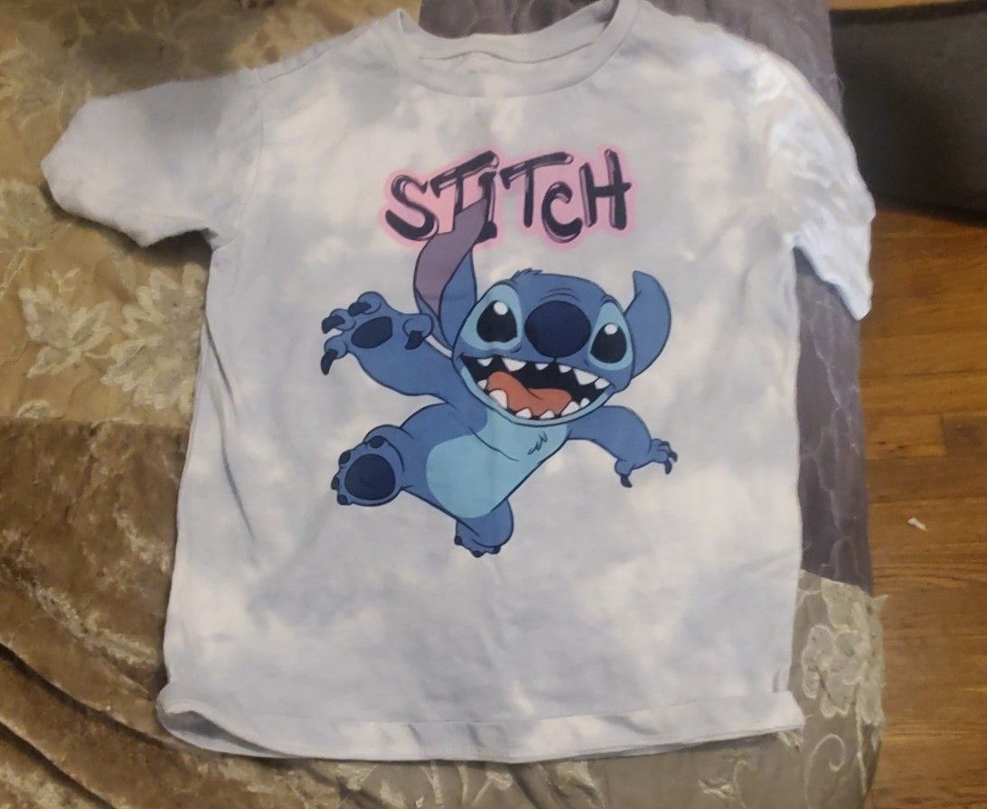 Stitch blue and white tee-shirt xs Kids
