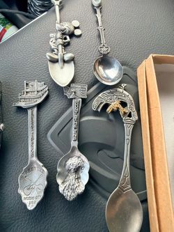 Collectible Souvenir Spoon Lot of 5