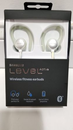 Samsung Level Active Wireless Fitness Earbuds - White EO-BG930