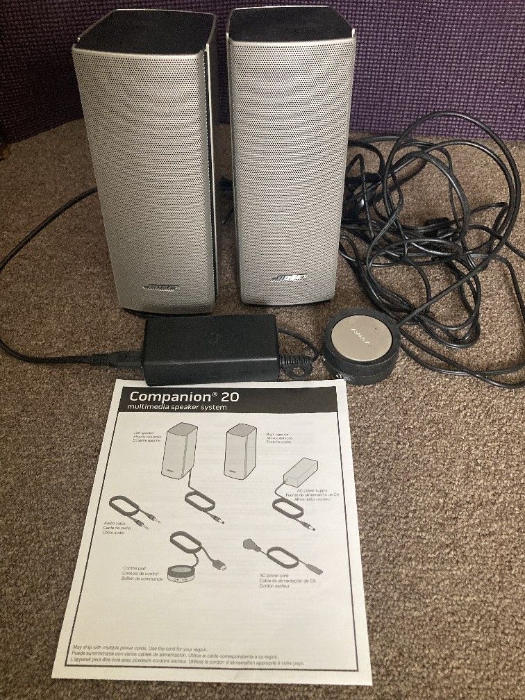 Bose Companion 20 Multimedia Speaker System (Exc Cond.)