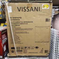 Vissani
2.6 cu. ft. Mini Refrigerator in Stainless Steel, ENERGY STAR