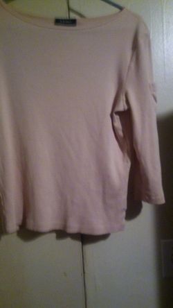 Pink long sleeve shirt