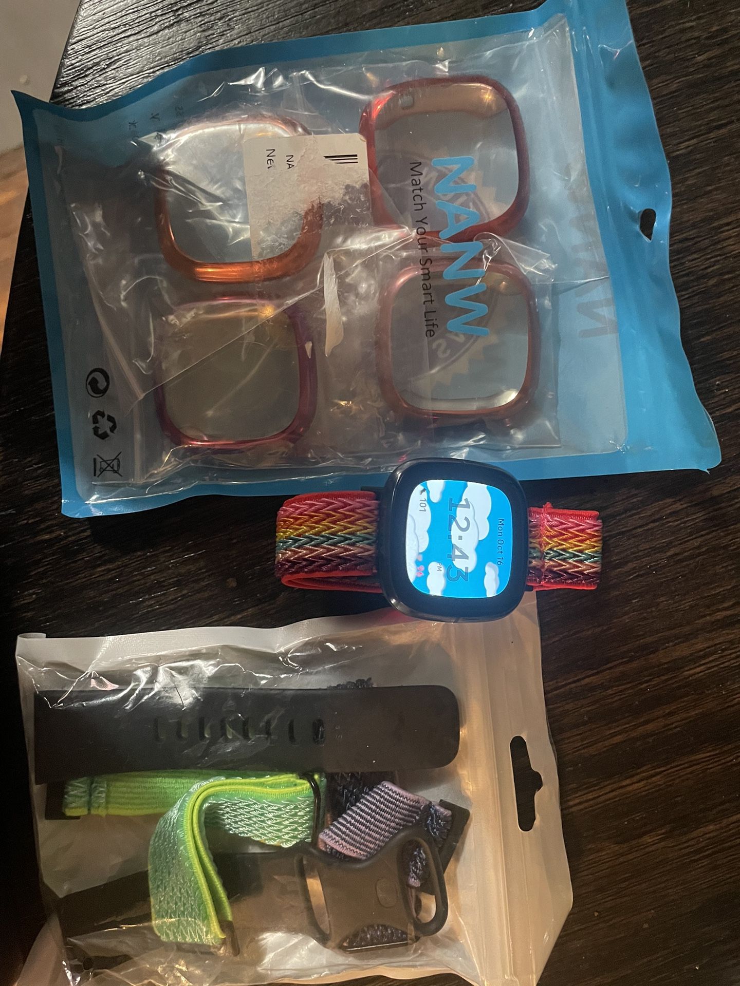 Fitbit Sense + NIB Accessories