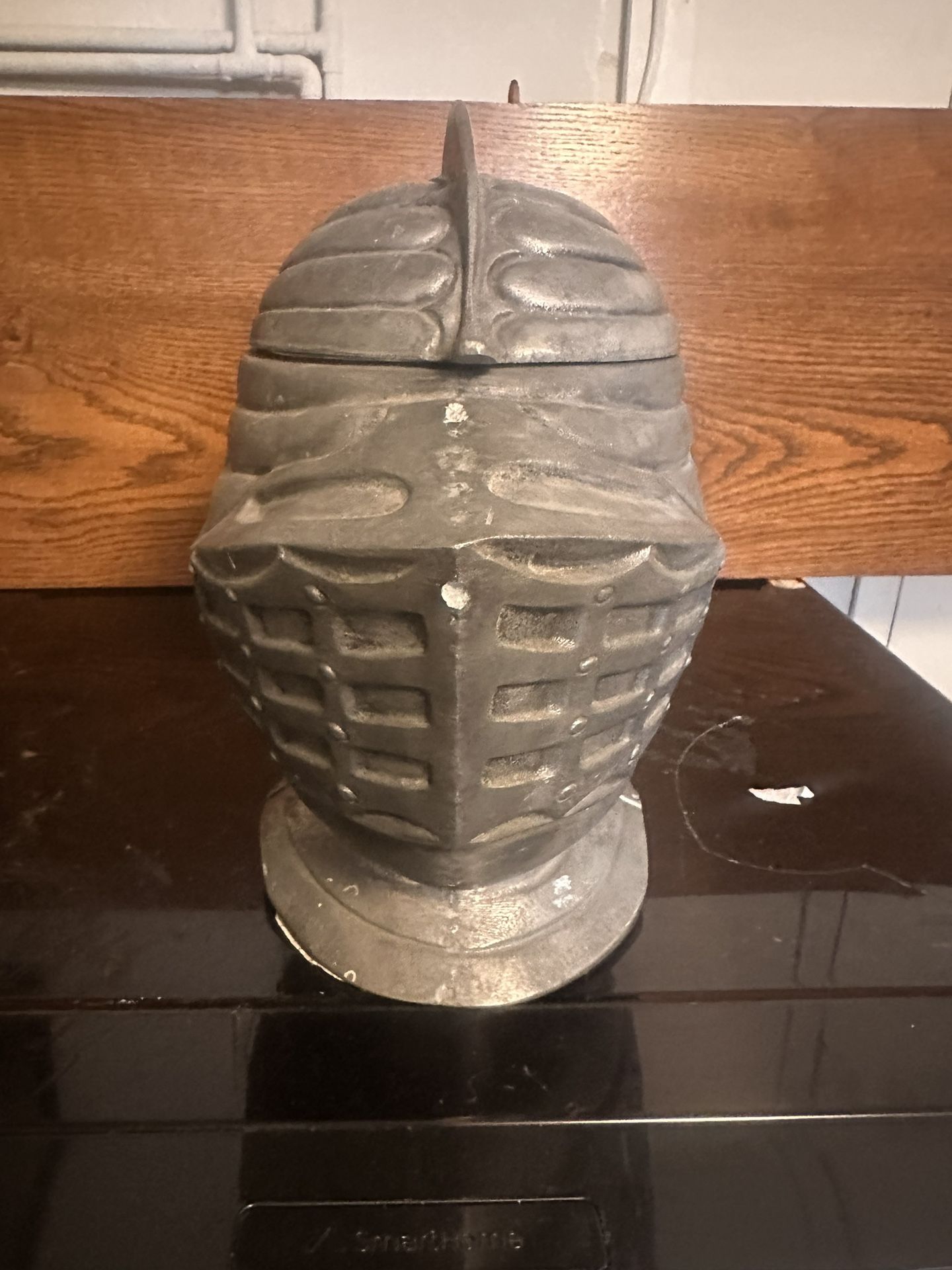 Vintage Medieval Knight Helmet Ice Holder