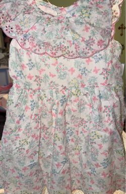 Girls Draper James floral / butterfly dress with headband size 5 nwt