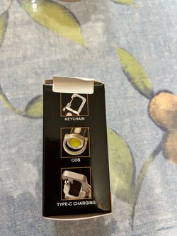 COB Keychain Flashlight with Type-C Charging