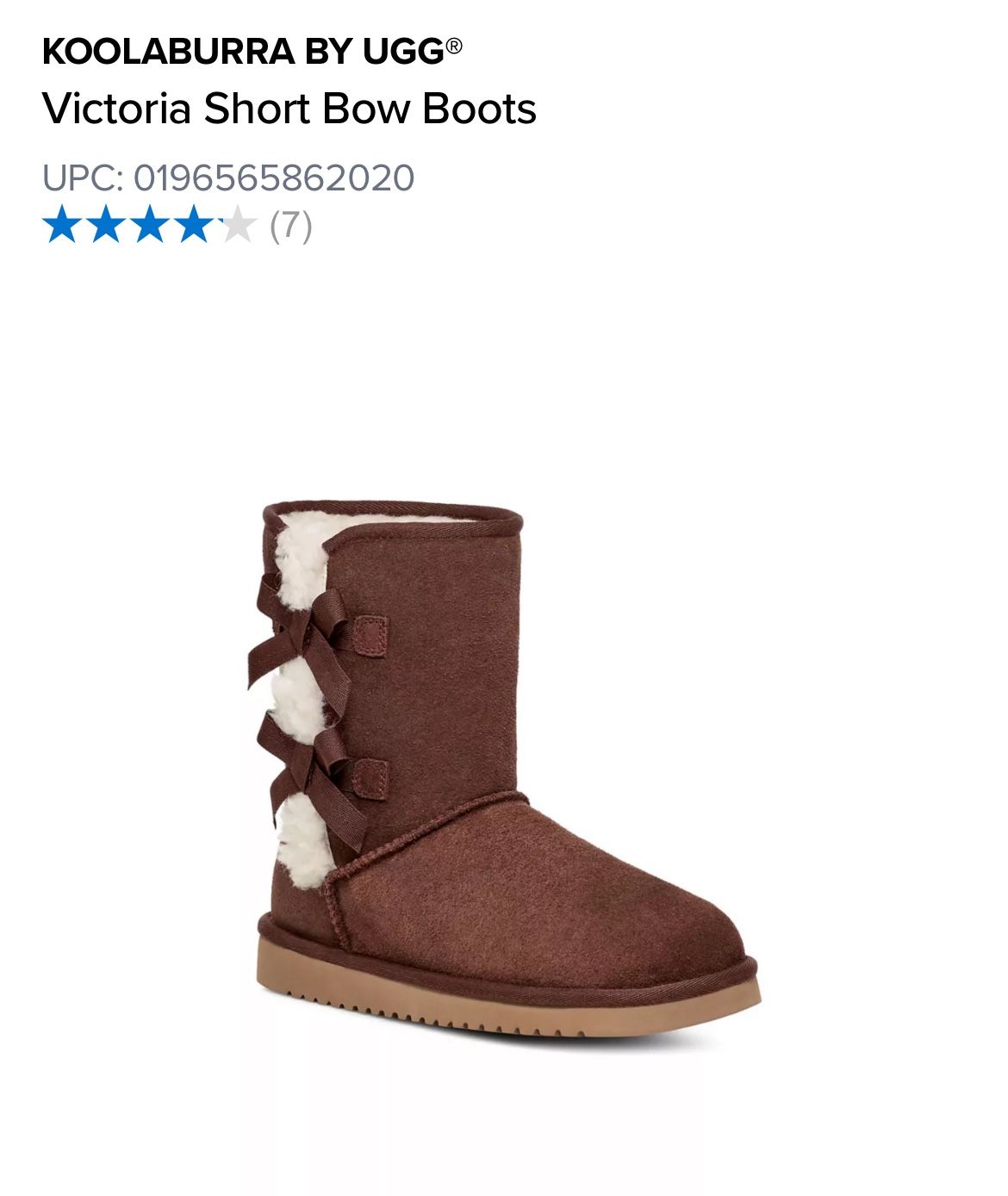Koolaburra By UGG Boots — Dark Brown Short Bow Boots