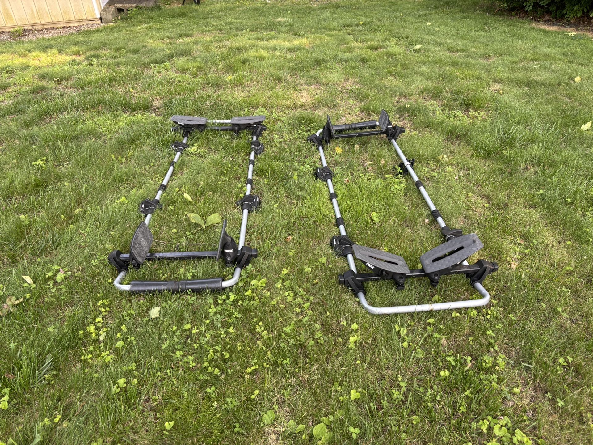Two Thule Slip stream Kayak Racks