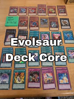 Yu-Gi-Oh Evolsaur Deck Core