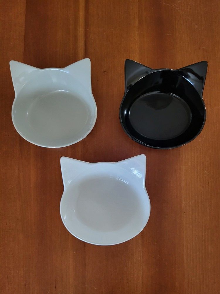 LIKE NEW Pet Cat Dog Food Bowl