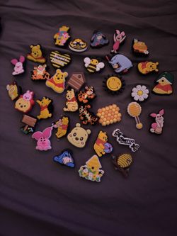 Winnie The Pooh Croc Charms