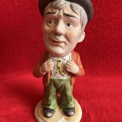 OLIVER HARDY FIGURINE - LImited - VIntage - 6.5"H x 2.5" -  ‼️ See HUGE Collection Of RaRE & HARD TO FIND Items Here ...