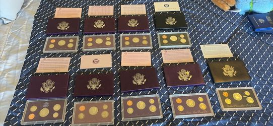 United States Mint Proof Coin Sets Lot