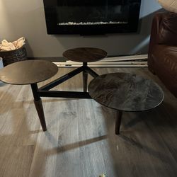 3 Top Wooden Coffee Table