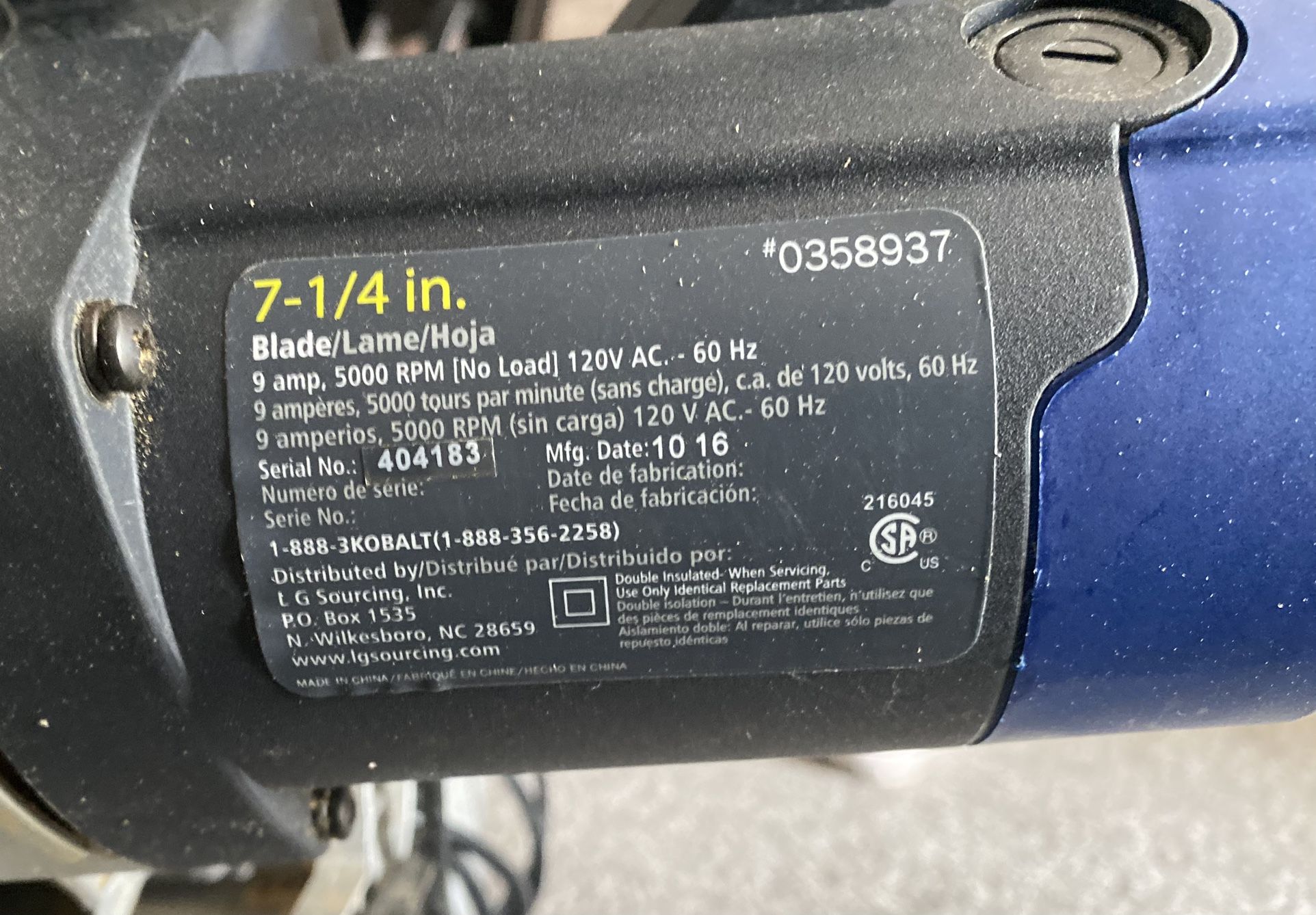 Kobalt Miter Saw for Sale in Virginia Beach, VA OfferUp