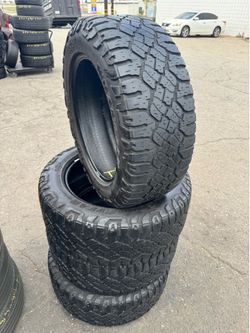 275/55/20 used set ( Goodyear )