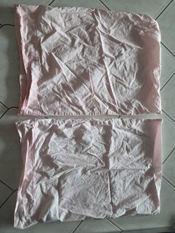 Pink pillow cases 2 pair