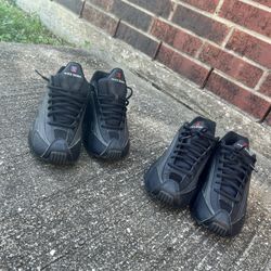 Black Unisex Nike Shox