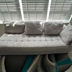 Couch And Matching Ottoman 