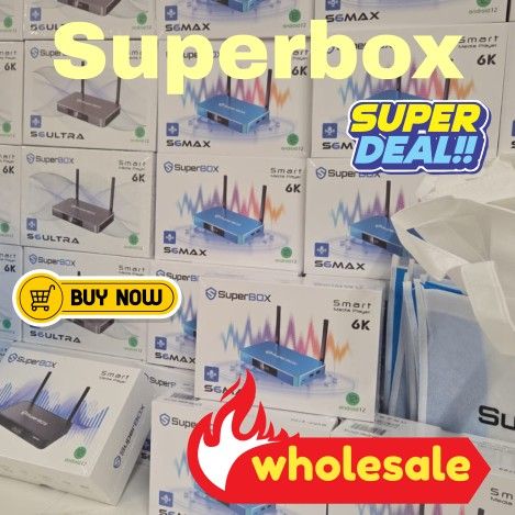 Superbox S6  Max pro new 2024 Model Wholesale reseller S6 Ultra super box