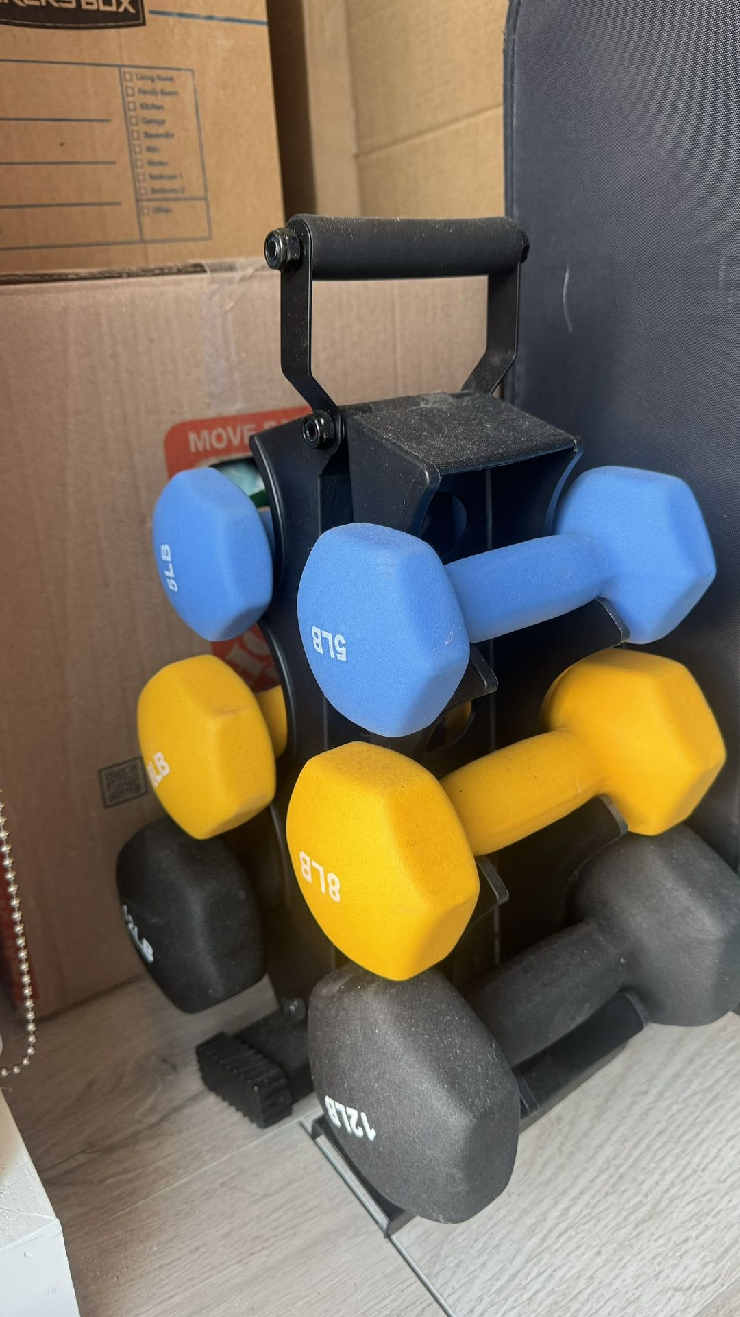 Brand New Dumbbell Set with Stand