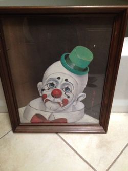 Redskelton paintings they are singed and numbered.