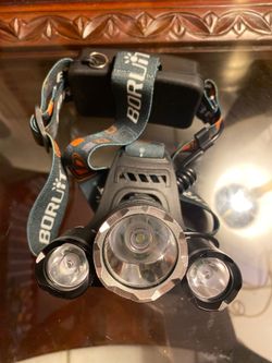 Rechargable headlamp/ 4 mode lighting with cable wire for charging(battery not included)