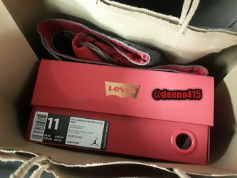 Levi's x Jordan 4 "Black Denim" (Blank Tag) sz 11 (DS) & Trucker Jacket (Reversible) sz M