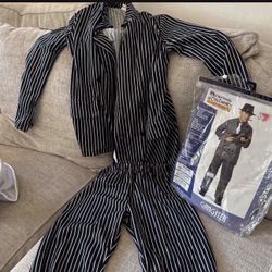 Kid Large Costume Gangster 