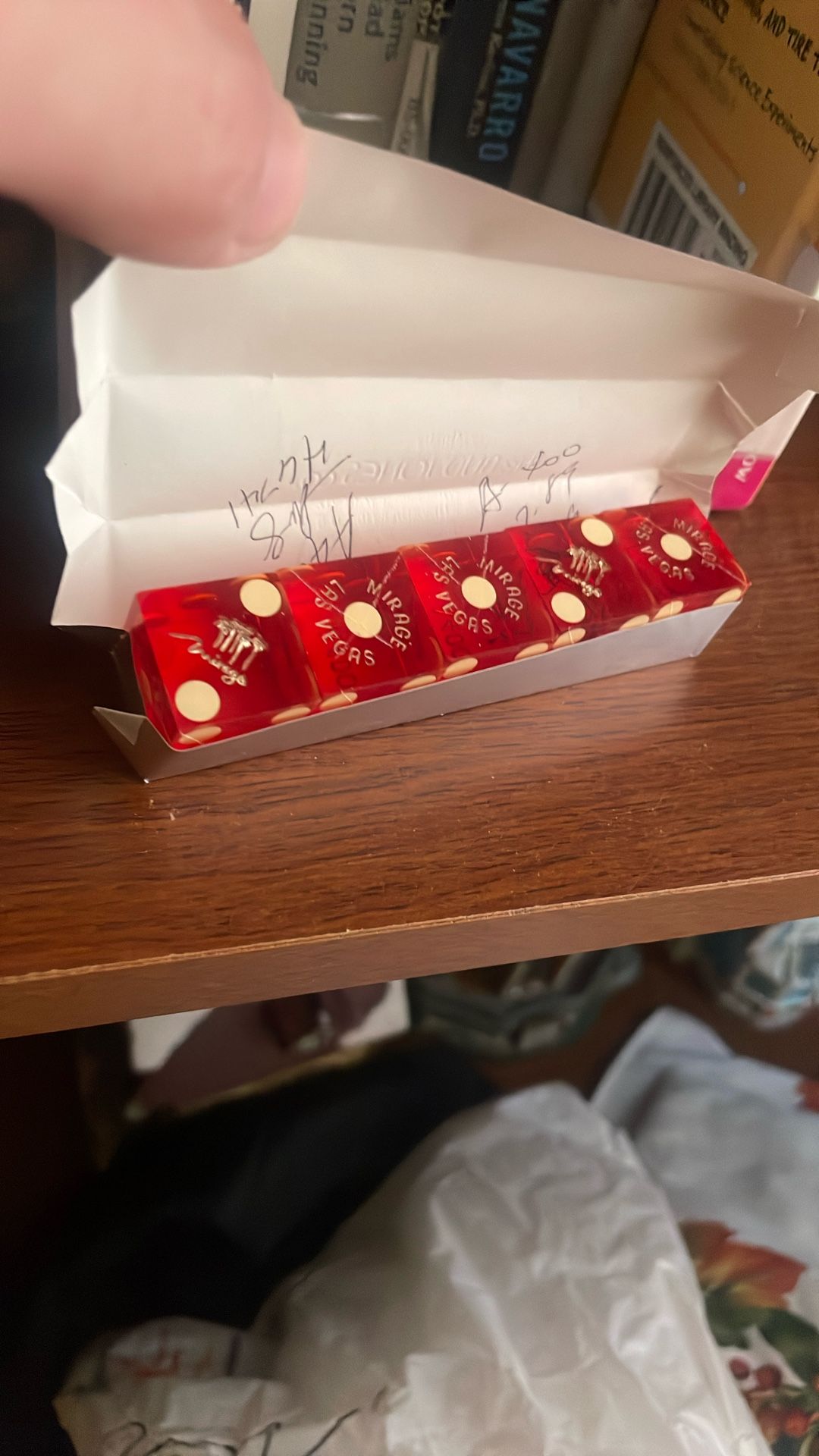 Rare Mirage Las Vegas Palm Tree Dice.