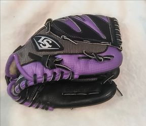 Louisville Slugger Diva Series 10 1/2" Baseball/Softball Glove. For Young Girl Who throws Right Hand. Model DV14-HU.