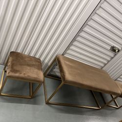 Gold Bench Set 