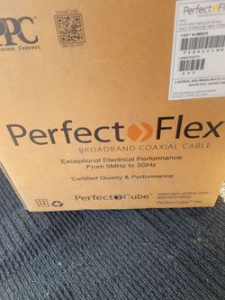 PerfectFlex Satellite PPC RG6 6-Series Broadband Coaxial Cable – 500 ft New Boxed