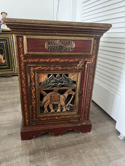 Vintage Middle Eastern Style Desk/Nigh Stand
