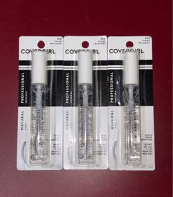 X3 CoverGirl Professional Natural Lash Clear Mascaras – .34 fl oz