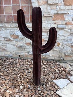 Steel Cactus Garden Sculpture Yard Art