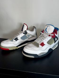Nike Air Jordan 4 Retro SE "What The" Sneakers - Size 12