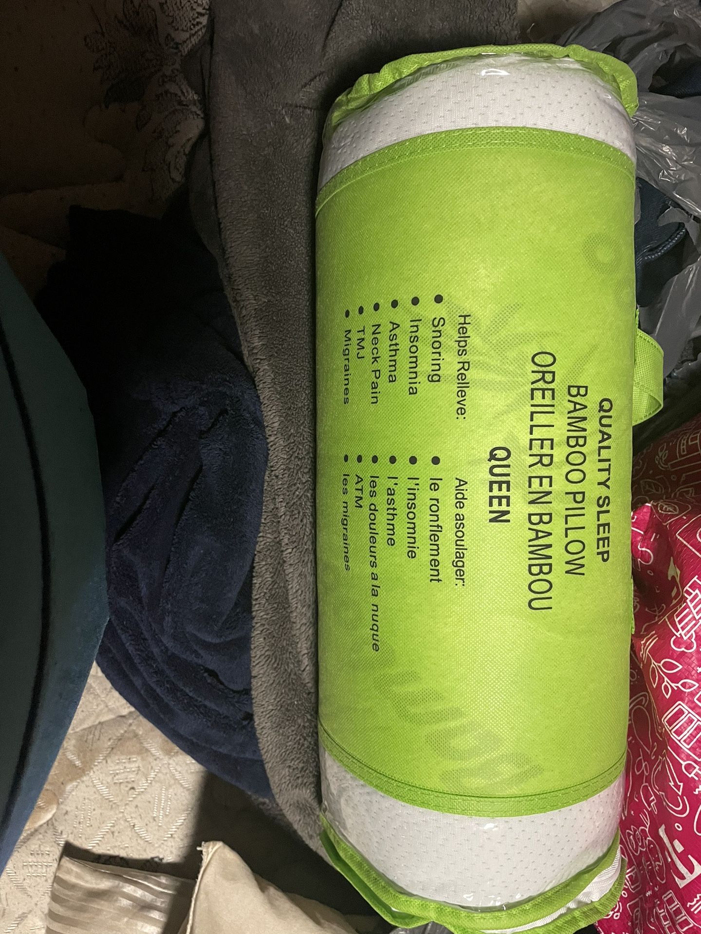 Bamboo Queen Pillow Microfiber