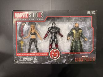 2017 Hasbro Marvel Legends 10yr Anniversary Potts / Iron Man Mark XXII / Mandarin 3 Pack