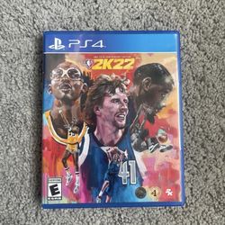 New In Case-NBA 2k22 for ps4 with game and case