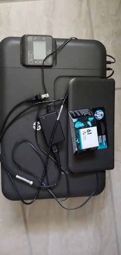 HP printer with cartridge