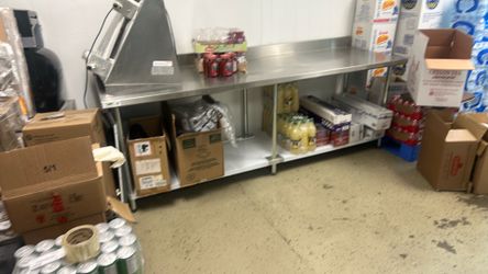 Steel work table