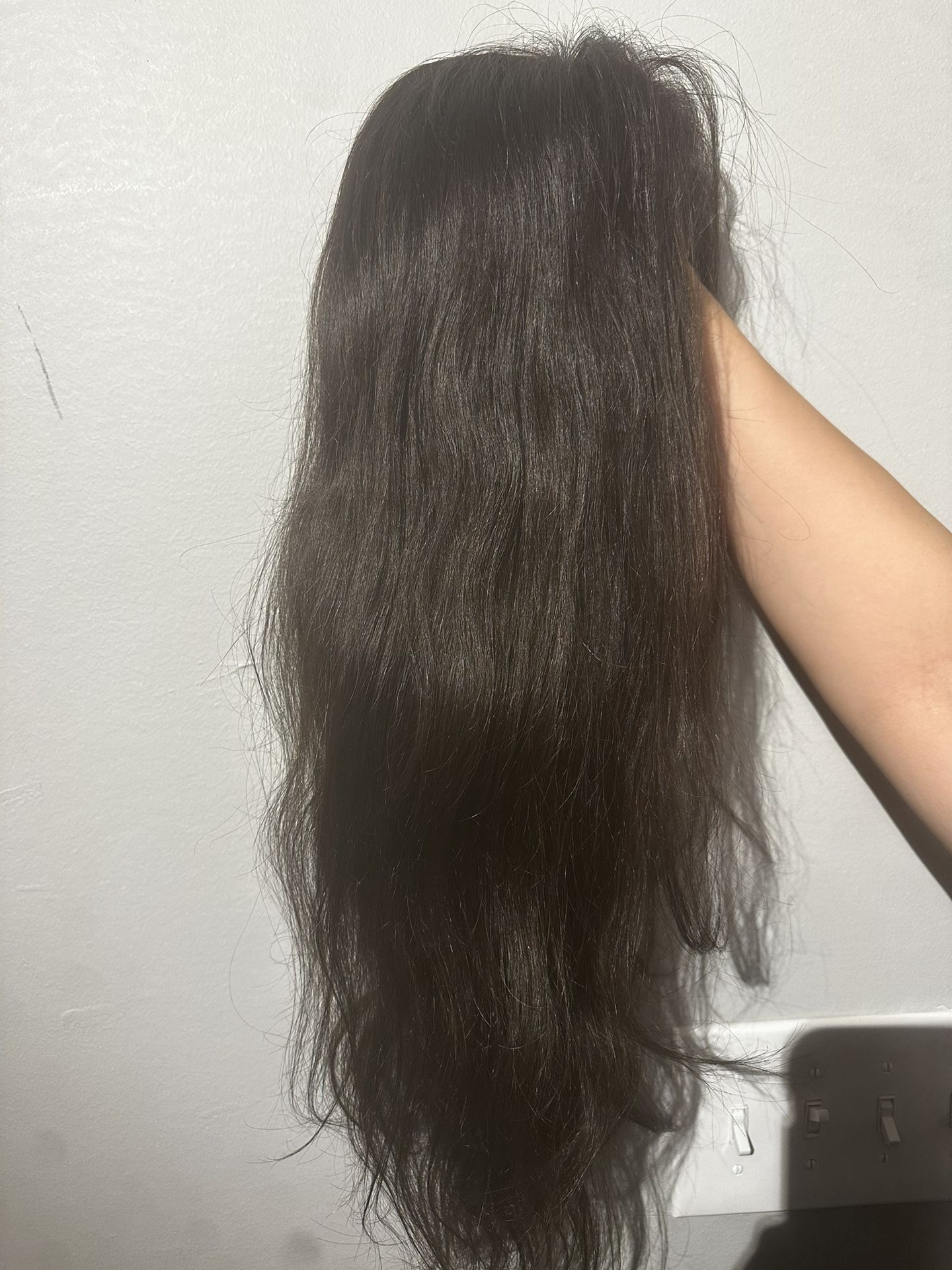 Lace Front Hand Crafted Brown Wig