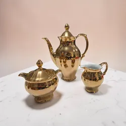 Bavaria Germany Gold Demitasse Coffee Set (LOCAL PICKUP)