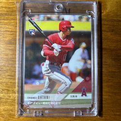 Shohei Ohtani 2018 Topps Now SP Kanji Rookie