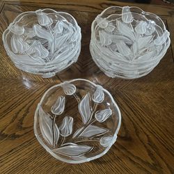 Set Of 8 Mikasa “Nadine” Salad Plates 
