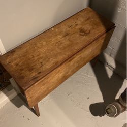 Cool Antique Wood Leaf Table