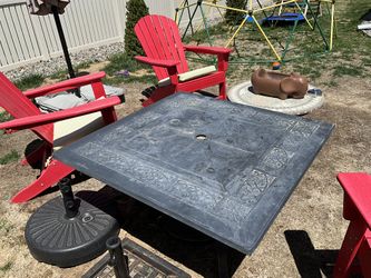 Metal Patio Table