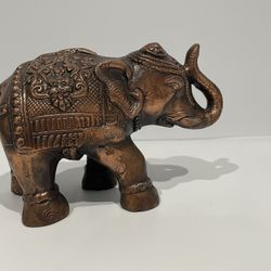 Copper Metal Elephant Statue